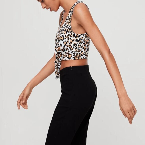 BABATON | Aritzia Jeronimo Cropped Cheetah Tank Top | Sz. XS - Picture 5 of 10